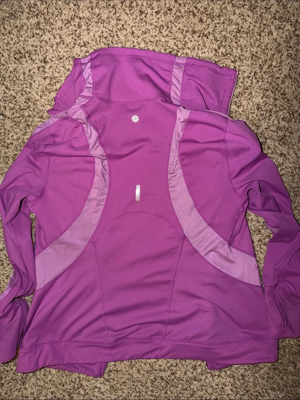 Tangerine L Women's Pink Zip-Up Athletic Jacket